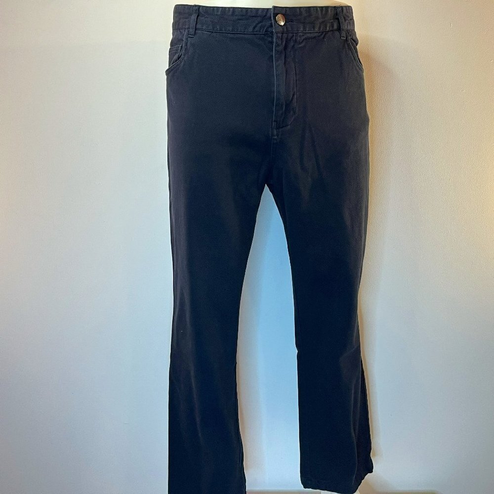 Ryan Seacrest Distinction Men's Navy Casual Pants - Size 40